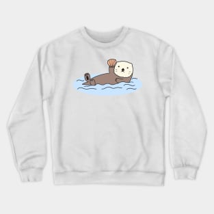 Cute Sea Otter Crewneck Sweatshirt